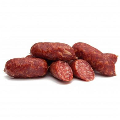 produktion und Verkauf Wurst Hirsch. Bocconcino