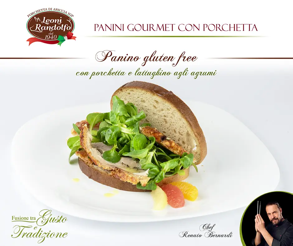 Gluten free porchetta sandwich